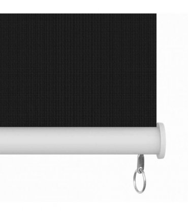 vidaXL Outdoor Roller Blind 145(W)x230(H) cm Black — Size: 140 x 230 cm