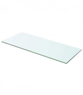 vidaXL Shelf Panel Glass Clear 60x20 cm — Size: 60 x 20 cm