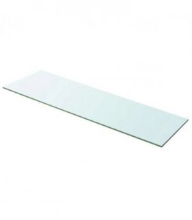 vidaXL Shelf Panel Glass Clear 100x30 cm — Size: 100 x 30 cm