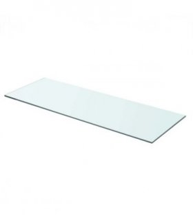 vidaXL Shelf Panel Glass Clear 70x25 cm — Size: 70 x 25 cm