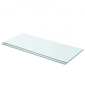 vidaXL Shelves 2 pcs Panel Glass Clear 70x30 cm — Size: 70 x 30 cm