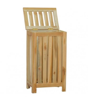 vidaXL Wash Bin 35x25x60 cm Solid Wood Teak — Size: 35 x 25 x 60 cm