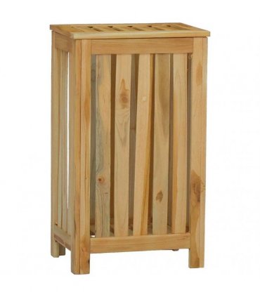 vidaXL Wash Bin 35x25x60 cm Solid Wood Teak — Size: 35 x 25 x 60 cm