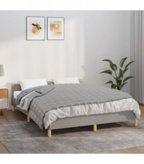 vidaXL Weighted Blanket Grey 152x203 cm 7 kg Fabric — Size: 152 x 203 cm