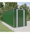 vidaXL Garden Shed Green 192x606x223 cm Galvanised Steel — Size: 192 x 606 x 223 cm
