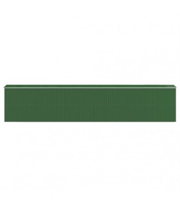vidaXL Garden Shed Green 192x1021x223 cm Galvanised Steel — Size: 192 x 1021 x 223 cm