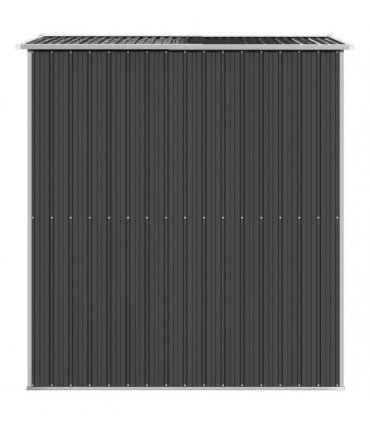 vidaXL Garden Shed Anthracite 192x191x223 cm Galvanised Steel — Size: 192 x 191 x 223 cm