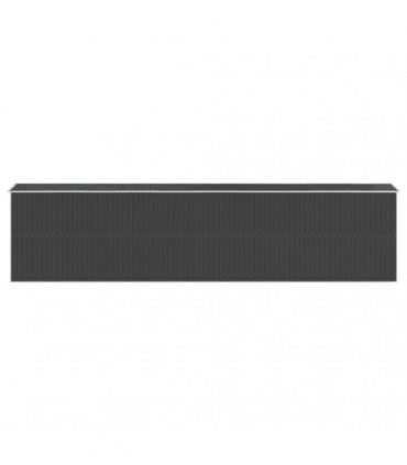 vidaXL Garden Shed Anthracite 192x855x223 cm Galvanised Steel — Size: 192 x 855 x 223 cm
