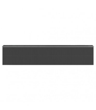 vidaXL Garden Shed Anthracite 192x1021x223 cm Galvanised Steel — Size: 192 x 1021 x 223 cm