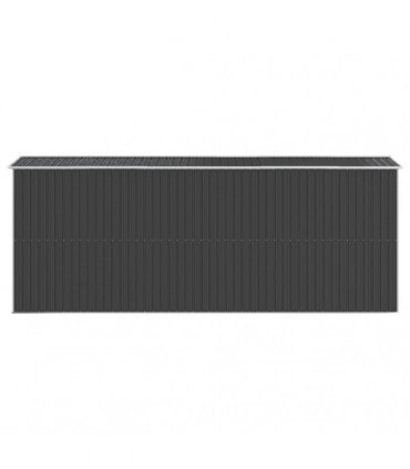 vidaXL Garden Shed Anthracite 192x523x223 cm Galvanised Steel — Size: 192 x 523 x 223 cm