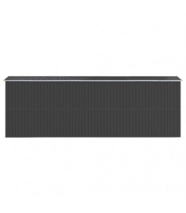 vidaXL Garden Shed Anthracite 192x606x223 cm Galvanised Steel — Size: 192 x 606 x 223 cm