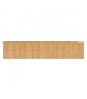 vidaXL Garden Shed Light Brown 192x938x223 cm Galvanised Steel — Size: 192 x 938 x 223 cm