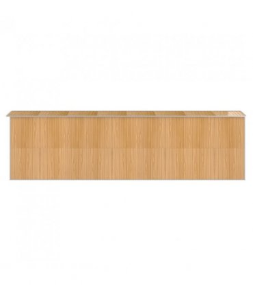 vidaXL Garden Shed Light Brown 192x689x223 cm Galvanised Steel — Size: 192 x 689 x 223 cm