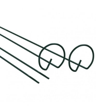 vidaXL Garden Plant Stakes 20 pcs Dark Green 91 cm Steel