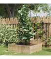 vidaXL Garden Plant Supports with 3 Rings 5 pcs Green 75 cm Steel — Size: 28 x 75 cm
