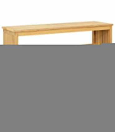 vidaXL Garden Console Table with Storage Light Acacia 110 x 35 x 75 cm