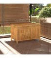vidaXL Garden Storage Box 90x52x55cm Bamboo — Size: 90 x 52 x 55 cm