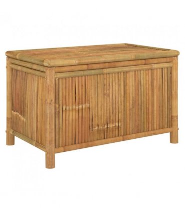 vidaXL Garden Storage Box 90x52x55cm Bamboo — Size: 90 x 52 x 55 cm