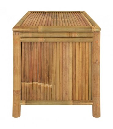 vidaXL Garden Storage Box 90x52x55cm Bamboo — Size: 90 x 52 x 55 cm