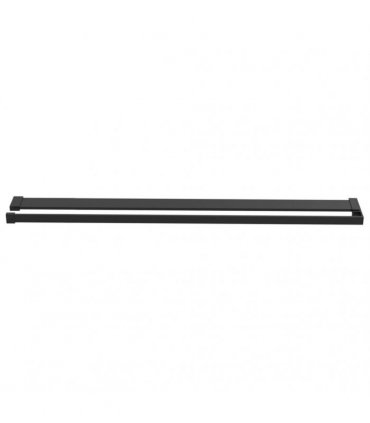 vidaXL Shower Shelf for Walk-in Shower Wall Black 118 cm Aluminium