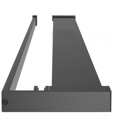 vidaXL Shower Shelf for Walk-in Shower Wall Black 90 cm Aluminium