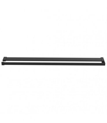 vidaXL Shower Shelf for Walk-in Shower Wall Black 80 cm Aluminium