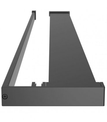 vidaXL Shower Shelf for Walk-in Shower Wall Black 80 cm Aluminium