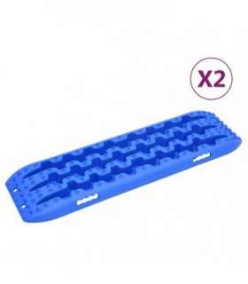 vidaXL Traction Boards 2 pcs Blue 106x30.5x7 cm Nylon
