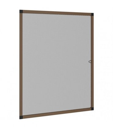 vidaXL Insect Screen for Windows Brown 80x100 cm — Size: 80 x 100 cm