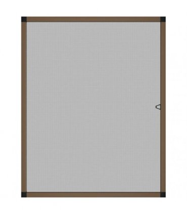 vidaXL Insect Screen for Windows Brown 80x100 cm — Size: 80 x 100 cm