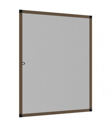 vidaXL Insect Screen for Windows Brown 80x100 cm — Size: 80 x 100 cm