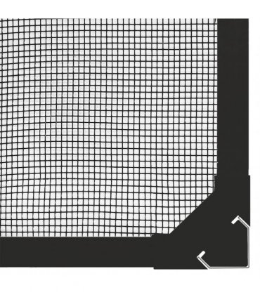 vidaXL Magnetic Insect Screen for Windows Anthracite 100x120 cm — Size: 100 x 120 cm