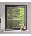 vidaXL Magnetic Insect Screen for Windows White 120x140 cm — Size: 120 x 140 cm