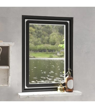 vidaXL Magnetic Insect Screen for Windows White 80x120 cm — Size: 80 x 120 cm