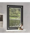 vidaXL Magnetic Insect Screen for Windows White 80x120 cm — Size: 80 x 120 cm