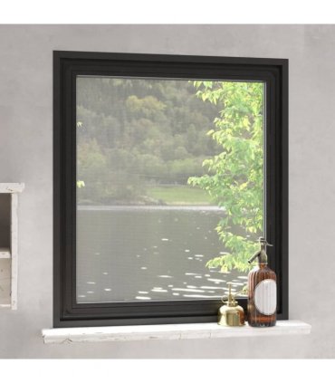 vidaXL Magnetic Insect Screen for Windows Anthracite 130x150 cm — Size: 130 x 150 cm