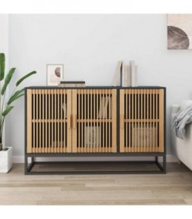 vidaXL Sideboard Black 105x30x65 cm Engineered Wood