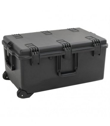 vidaXL Portable Flight Case Black 79.5x52x39 cm PP — Size: 79.5 x 52 x 39 cm