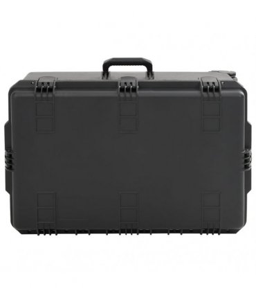 vidaXL Portable Flight Case Black 79.5x52x39 cm PP — Size: 79.5 x 52 x 39 cm