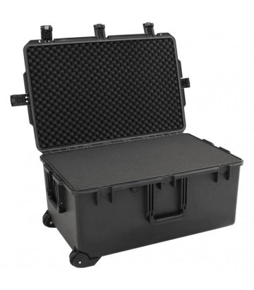 vidaXL Portable Flight Case Black 79.5x52x39 cm PP — Size: 79.5 x 52 x 39 cm