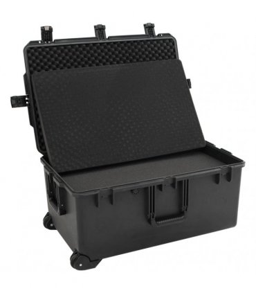 vidaXL Portable Flight Case Black 79.5x52x39 cm PP — Size: 79.5 x 52 x 39 cm