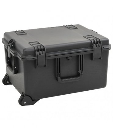 vidaXL Portable Flight Case Black 62.5x49.5x37 cm PP — Size: 62.5 x 49.5 x 37 cm