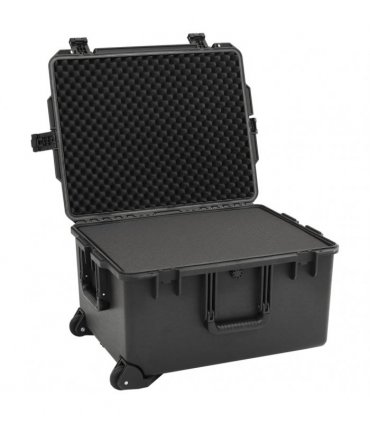 vidaXL Portable Flight Case Black 62.5x49.5x37 cm PP — Size: 62.5 x 49.5 x 37 cm