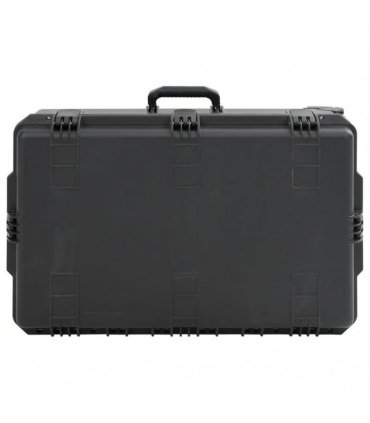vidaXL Portable Flight Case Black 79.5x51.5x30.5 cm PP — Size: 79.5 x 51.5 x 30.5 cm