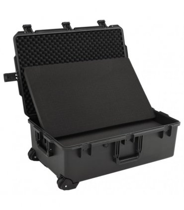 vidaXL Portable Flight Case Black 79.5x51.5x30.5 cm PP — Size: 79.5 x 51.5 x 30.5 cm