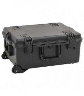 vidaXL Portable Flight Case Black 62.5x50x28.5 cm PP — Size: 62.5 x 50 x 28.5 cm