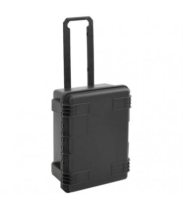vidaXL Portable Flight Case Black 54x41.5x29 cm PP — Size: 54 x 41.5 x 29 cm