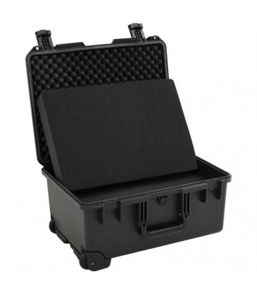 vidaXL Portable Flight Case Black 54x41.5x29 cm PP — Size: 54 x 41.5 x 29 cm