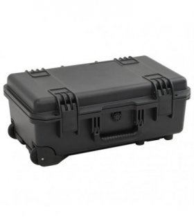 vidaXL Portable Flight Case Black 55x35x22.5 cm PP — Size: 55 x 35 x 22.5 cm