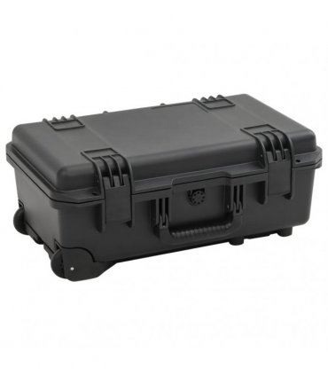 vidaXL Portable Flight Case Black 55x35x22.5 cm PP — Size: 55 x 35 x 22.5 cm